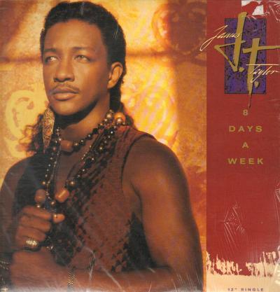 12inch Record J.T. TAYLOR 8 Days A Week MCA24062 MCA Records 1990 US Dance Electronica Used