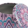 Drum-shaped Tin Box Party Supply Storage Case Durable Candy Cookie Box