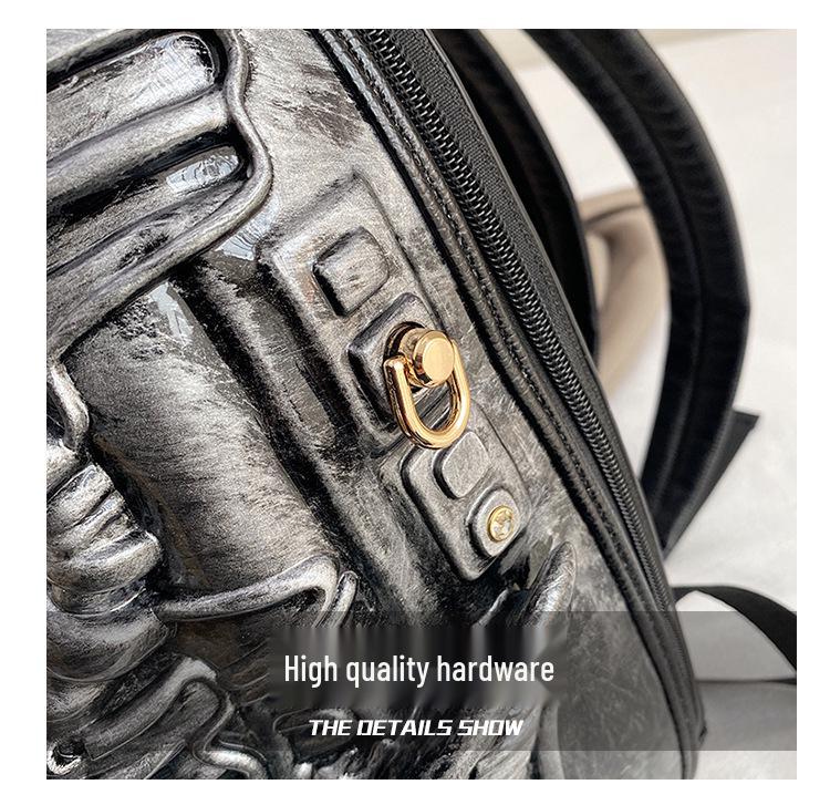 Акриловый рюкзак в панк-стиле 2025: Европейская мода, Большая вместимость, Уникальный дизайн для женщин