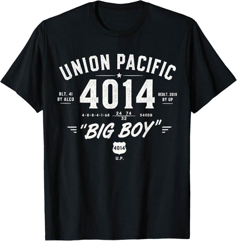 Футболка с изображением паровоза Union Pacific Big Boy 4014