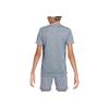 Nike Dri-Fit Academy 25 Сухая Удобная Дышащая Быстросохнущая Футбольная Футболка с Коротким Рукавом Детские Топы Белый Угольно-Черный Холодный-Серый HJ3716-101
