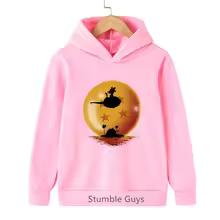 Dragon Ball Kid Goku Turtle House Symbol Print Hoodie Kids Boys Girls Pullover Hooded Sweatshirt Anime Children Streetwear Tops