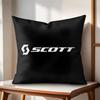 Fashion SScottS Logo Cushion Cover Natural Linen Organic Fabric DoubleSided Printing Couch Pillow Covers Home Decor