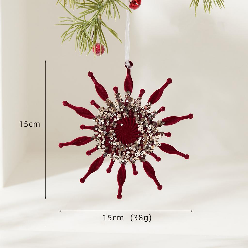 Gradient Pink Glitter Acrylic Christmas Hanging Ornament Assorted Festive Styles Xmas Tree Pendant for Holiday Home Decoration