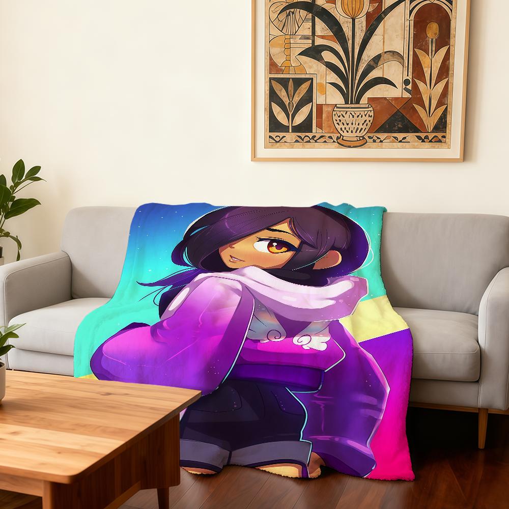 Интернет-знаменитость Мультяшная А-Афмау Плед Супер Теплый Удобный Плюшевый Плед Ребенок Дом Диван Спальня Подарок