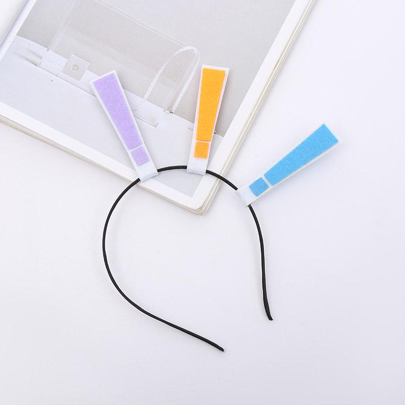 Креативная повязка на голову для фестиваля мультфильмов: Забавный дизайн вопроса и восклицательного знака