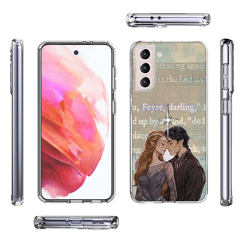 Чехол для телефона Acotar A Court of Mist and Fury Для Samsung A16 A26 A36 A56 A17 A15 A25 A35 A55 A14 A24 A34 A54 A04S A05S Galaxy Note