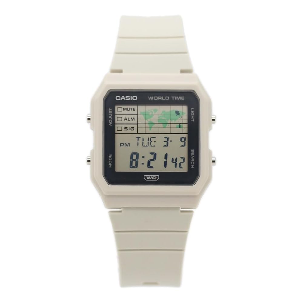 Casio Classic LF-30W-8A Digital Quartz Watch Light Gray Water Resistant Adjustable Strap