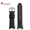 Высококачественный резиновый ремешок для часов TISSOT 1853 Серия T141 T141.417A Силиконовый ремешок Вогнутый дизайн 24 мм Водонепроницаемый браслет