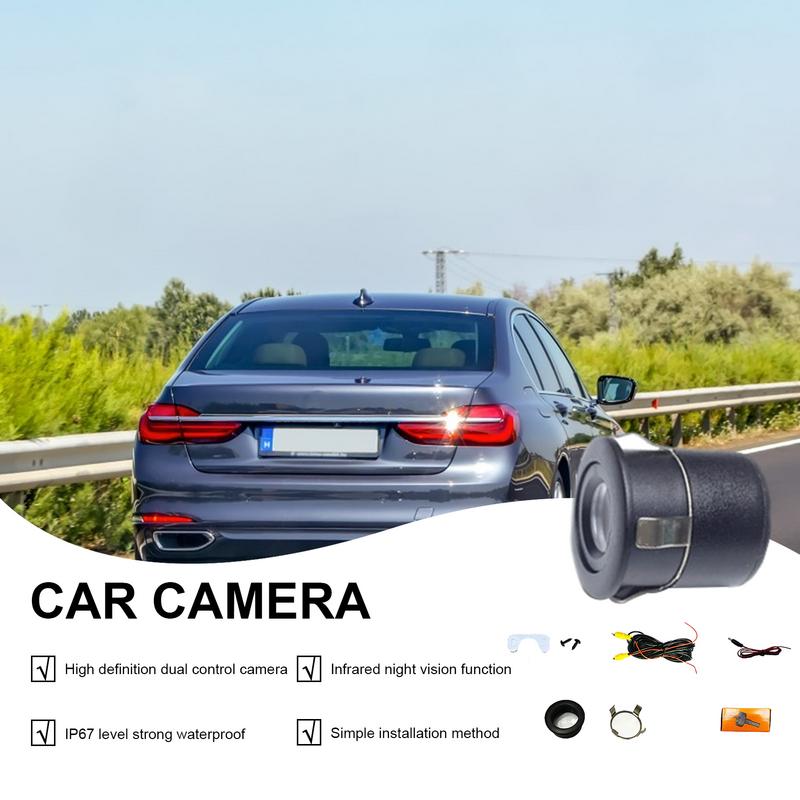 Flexible Rear View Backup Camera Reversing Parking Cameras Waterproof Reverse Camera 150-Degree Wide View LED Reverse Camera