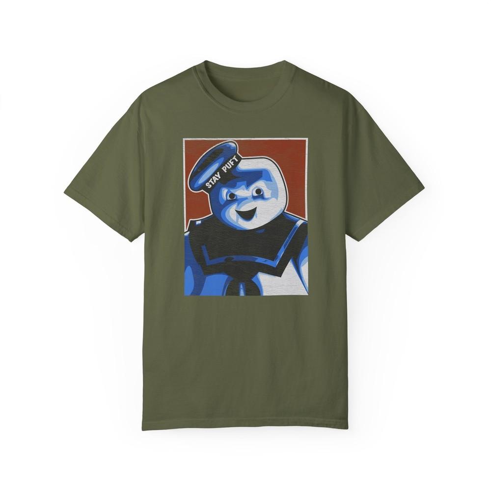 Distressed Ghostbusters Tshirt Vintage Stay Puft Tee Retro 80s Movie Apparel