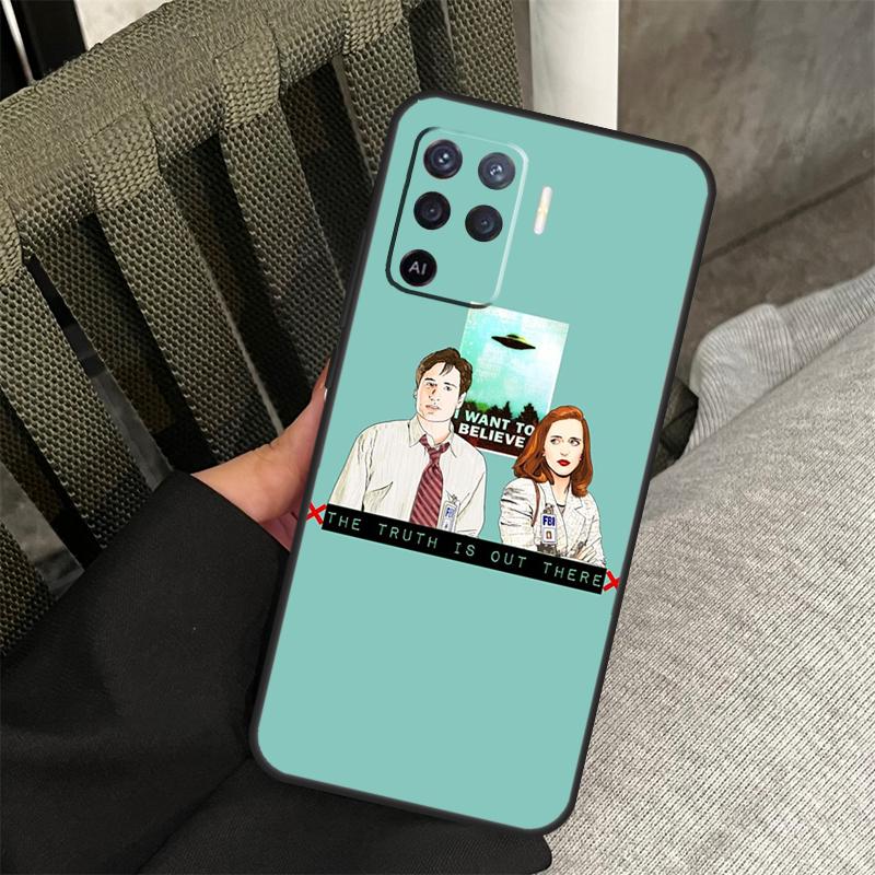 Кейс The X Files Я хочу верить для Oppo A78 A98 A80 A40 A60 A18 A38 A58 A15 A17 A77 A74 A94 A54 A57S A16 A76 A96 Чехол