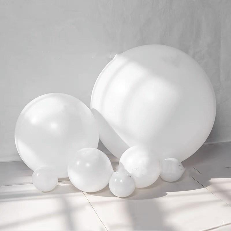 5/10/12inch Milky White Pearl Balloon Wedding Decoration Hawaiian Pearlescent White Balloons Garland Decor Birthday Party Toy