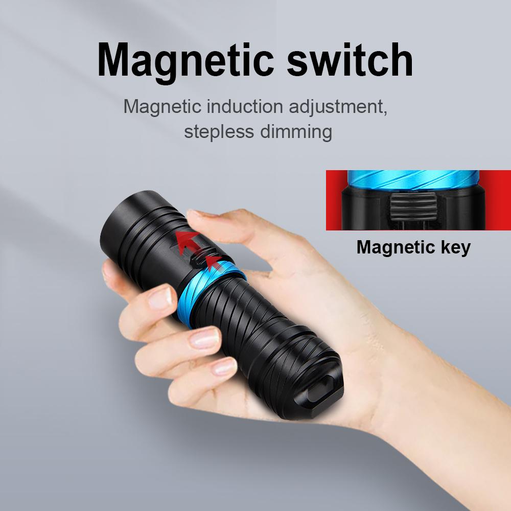 L2 Wick Профессиональный фонарик для дайвинга, фонарик-амфибия, мощный фонарик, водонепроницаемый фонарик, подводный фонарь