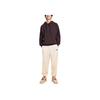 Fila Оригинальный Удобный Мягкий Свободный Вязаный Худи Флисовый Свитшот с Длинным Рукавом Унисекс свитшот Рыжевато-коричневый F51M449202F-BN