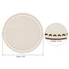 1/4pcs Crochet Basket Base Round Wooden Crochet Bag Bottom Unfinished Wood for Basket Crochet Bag Weaving Knitting Base 5.5 Inch