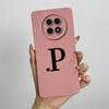 For Realme 12 5G Case Realme 12X 5G Phone Case realme12 realme12x Cover Cute Initial Letters Skin Matte Soft Shockproof Cover