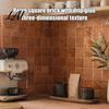 Glossy Finish Retro Tile Decals Square Checkered Wall Tiles Stickers Self Adhesive PET Panels Budget Friendly Refurbishment Easy Peel And