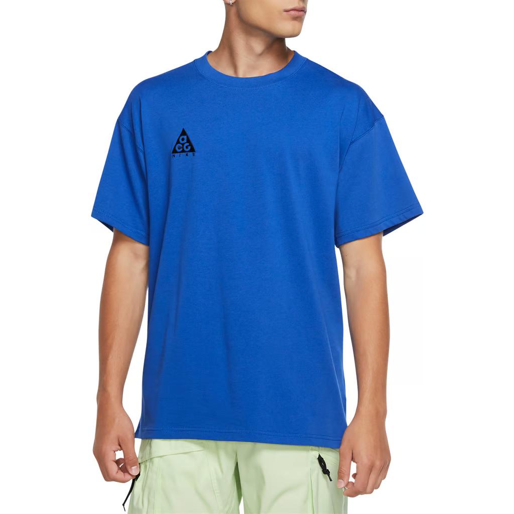 Nike Футболка ACG синяя мужская уличная одежда BQ7342-480
