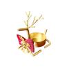 {MX} Creative Christmas Reindeer Candlestick Durable Iron Candle Holder Tea Light Holder DIY Xmas Party Home Table Decor