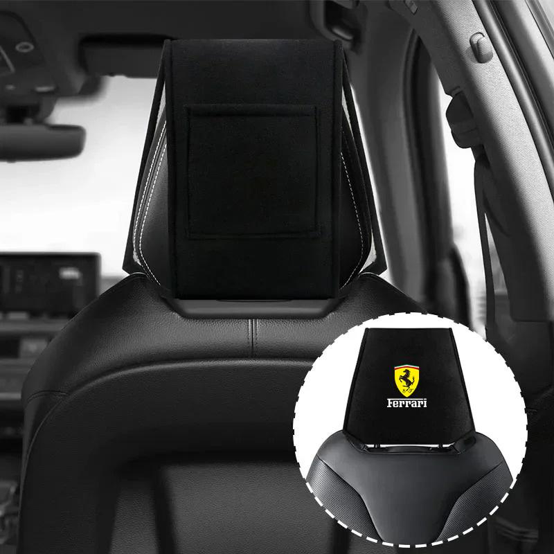 Car Seat Headrest Mat Anti-dust Protection Pad For Ferrari F430 Stradale Roma 488 Spider SF90 Portofino F8 Superfast Accessories ZXX2