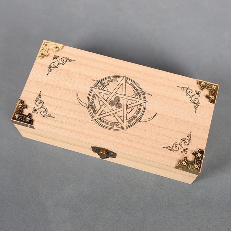 Fashion Wood Playing Card Holder Deck Box Storage Case Organizers Playing Cards Poker Card Box Handcrafts For Men Women
