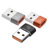 Мини-адаптер Type-C 6A Type-C (мама) для быстрой зарядки к USB 3 (папа) конвертер