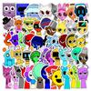 50 Наклеек Граффити Rhythm Box Наклейки для Стакана Воды Наклейки для Украшения Телефона Водонепроницаемые Креативные Игровые Наклейки