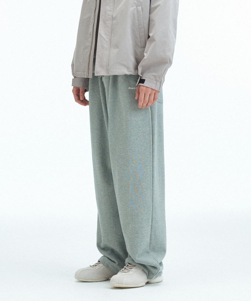 REST&RECREATION Sweat Detail Pants - Gray