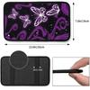Universal Car Center Console Cushion Pad, Purple Butterfly Soft Waterproof Car Center Console Cover Auto Armrest Seat Box Cover Protector for Most