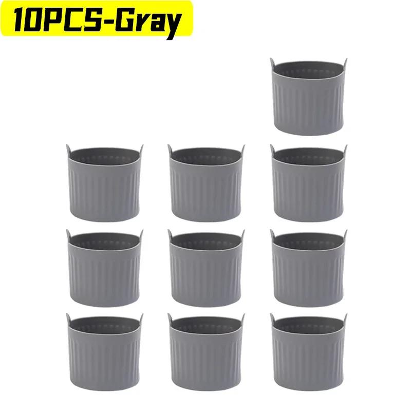 1-20x Air Fryer Egg Poacher Cups Silicone Egg Cooker Mold Custard Tart Desserts Cake Baking Tools Muffin Cases Kitchen Supplies