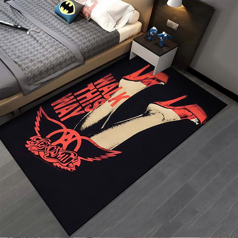 Aerosmith Walk This Way Carpet suitable as a non-slip mat for the living room or bedroom sofa