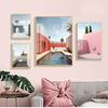Галерея изображений для гостиной, украшения дома, абстрактный натюрморт, здание, холст, картина, плакат и принт, настенное искусство