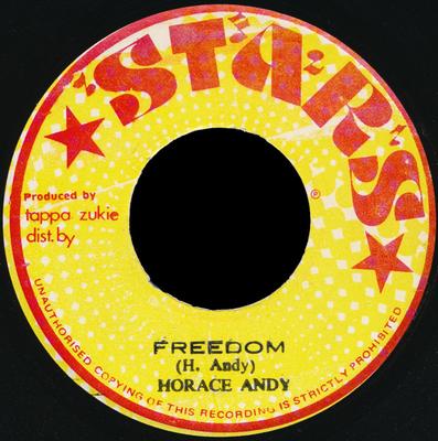 Пластинка 7 дюймов HORACE ANDY Freedom NONE Stars Ямайка Регги Ска Даб Б/у