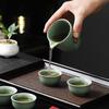 Ge kiln opening ten kung fu tea set exquisite gift box Guochao business souvenir gift for customer leaders