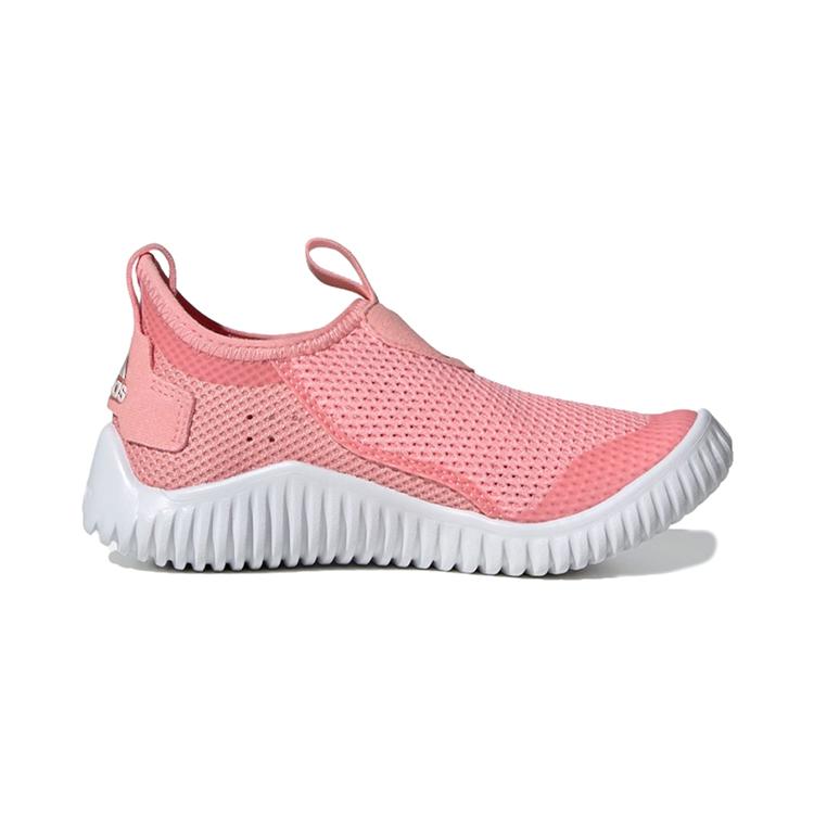 adidas Rapidazen S Rdy C Сетчатые Нескользящие Низкие Детские Беговые Кроссовки Розовый Белый FX2572