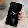Чехол для телефона рэпера 999 J-Juice W-WRLD для iPhone 17,16,15,14,13,12,11 Plus,Pro Max,XS, Мягкий черный чехол