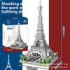 Bloques de construcción Torre Eiffel juguete de ensamblaje para niños y niñas regalo creativo
