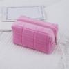 Plush Makeup Bag For Women Zipper Large Soft Cosmetic Bag Travel Make Up Toiletry Bag Washing Pouch Travel Organizer Bag