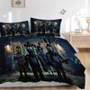Fnaf Night Bedding 3 Piece Set Hd Print Duvet Cover Pillowcases For Teens Adult Bedroom Decoration Christmas Gift C9211957