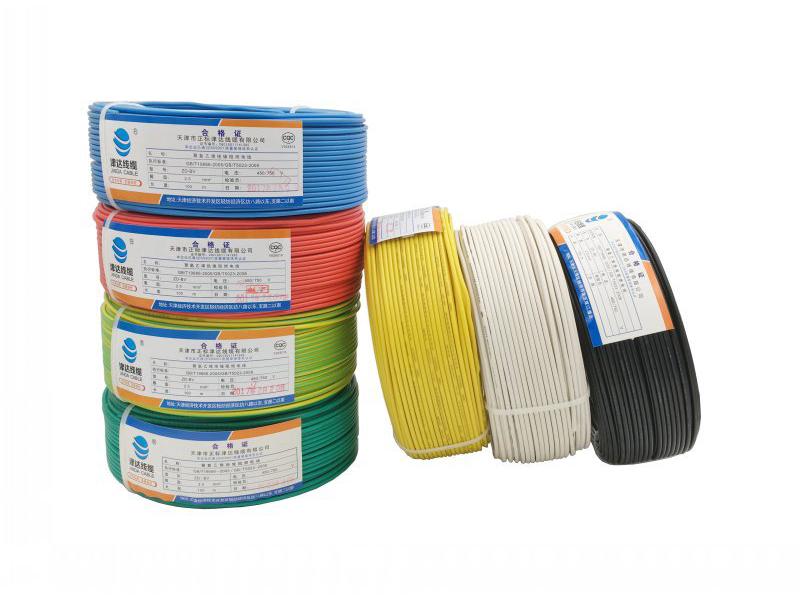 Jinda BVR0.75/1.0mm² Flame-Retardant Copper Core Flexible Wire, 200m Single-Core Multi-Strand