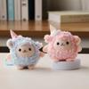 Ornaments Sheep Plush Keychain Lamb New Year Fluffy Lamb Pendant Sheep Plush Doll  Wedding Decor