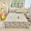100% Cotton 1pcs Bed Sheet Flower Series Printed Double Top King Sheets for Girls Boys Kids Single Queen King Size Bed Linen