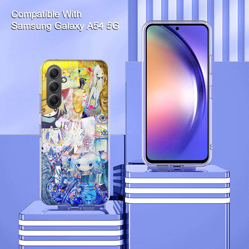 K-KikuoS Art Cute Phone Case for Samsung A17 A37 A57 A07 A16 A26 A36 A56 A06 A02S A12 A22 A32 A52S A04S A14 A24 A34 A54 A03 A13