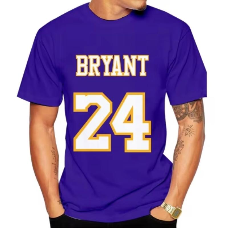 В память о звезде баскетбола Коби Брайанте. 23 Футболка с 3D-принтом, мужская, с короткими рукавами
