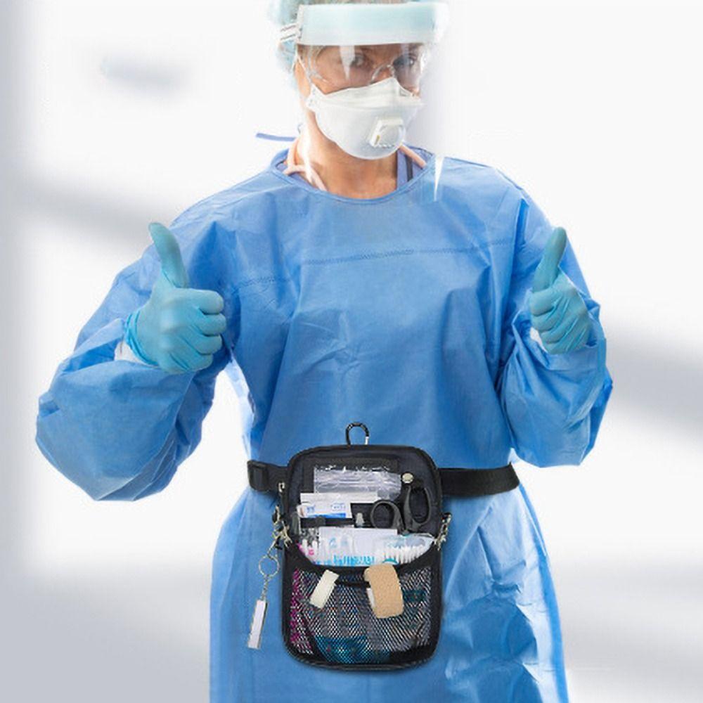 Multi Pocket Nurse Crossbody Bag Adjustable Strap Nurse Waist Pouch Nurse Hip Bag Nursing Home