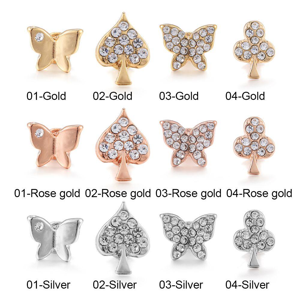 Металлические гвозди с бриллиантами, декоративное кольцо, браслет, подвески, ремешок, аксессуары, ремешок для часов, орнамент