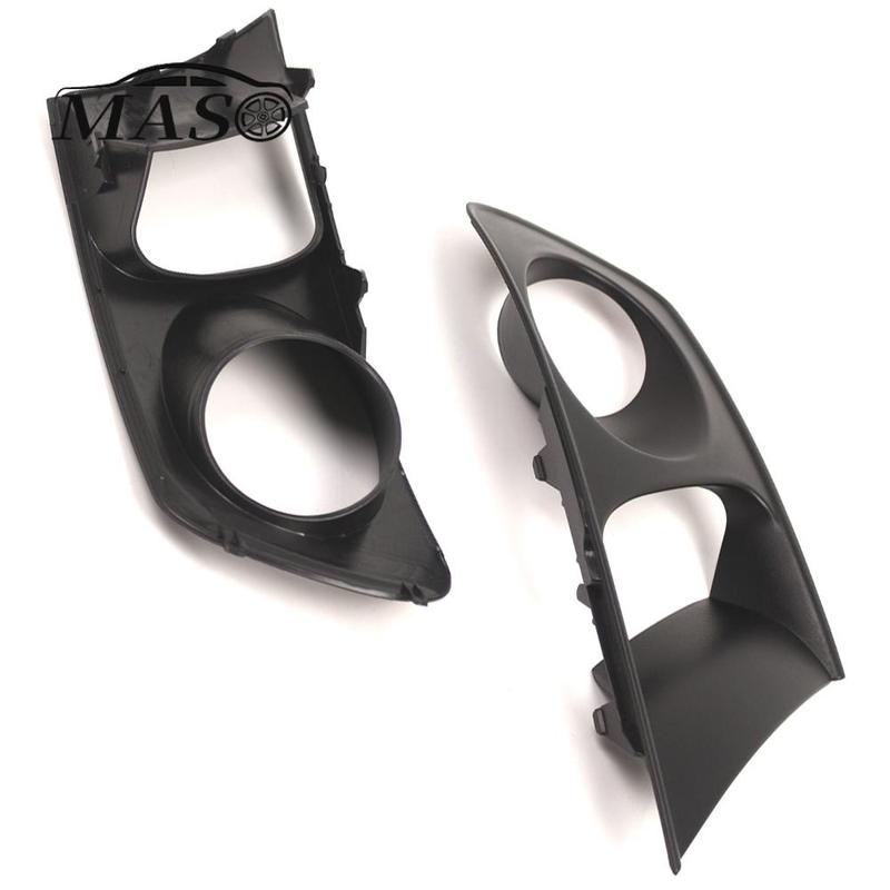 For SEAT Ibiza - Type 6L Pre-facelift 2002 2003 2004 2005 Front Bumper Fog Light Lamp Cover Grille Frame Bezel 6L0853665N