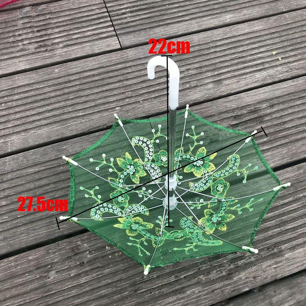 Мини-игрушки для детей, подарочные вышитые зонтики, солнцезащитный козырек, новый кружевной зонтик, аксессуары для кукол