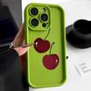 Милый чехол для телефона с изображением вишни для iPhone 11, чехол Funda iPhone 15, 14, 13, 12 Pro Max X XS XR 7 8 Plus SE 2020, мягкий матовый чехол ярких цветов